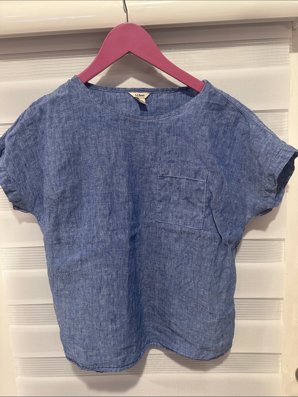 L.L. Bean linen top size XS